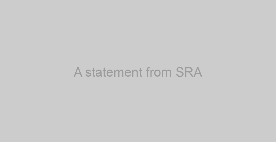 A statement from SRA